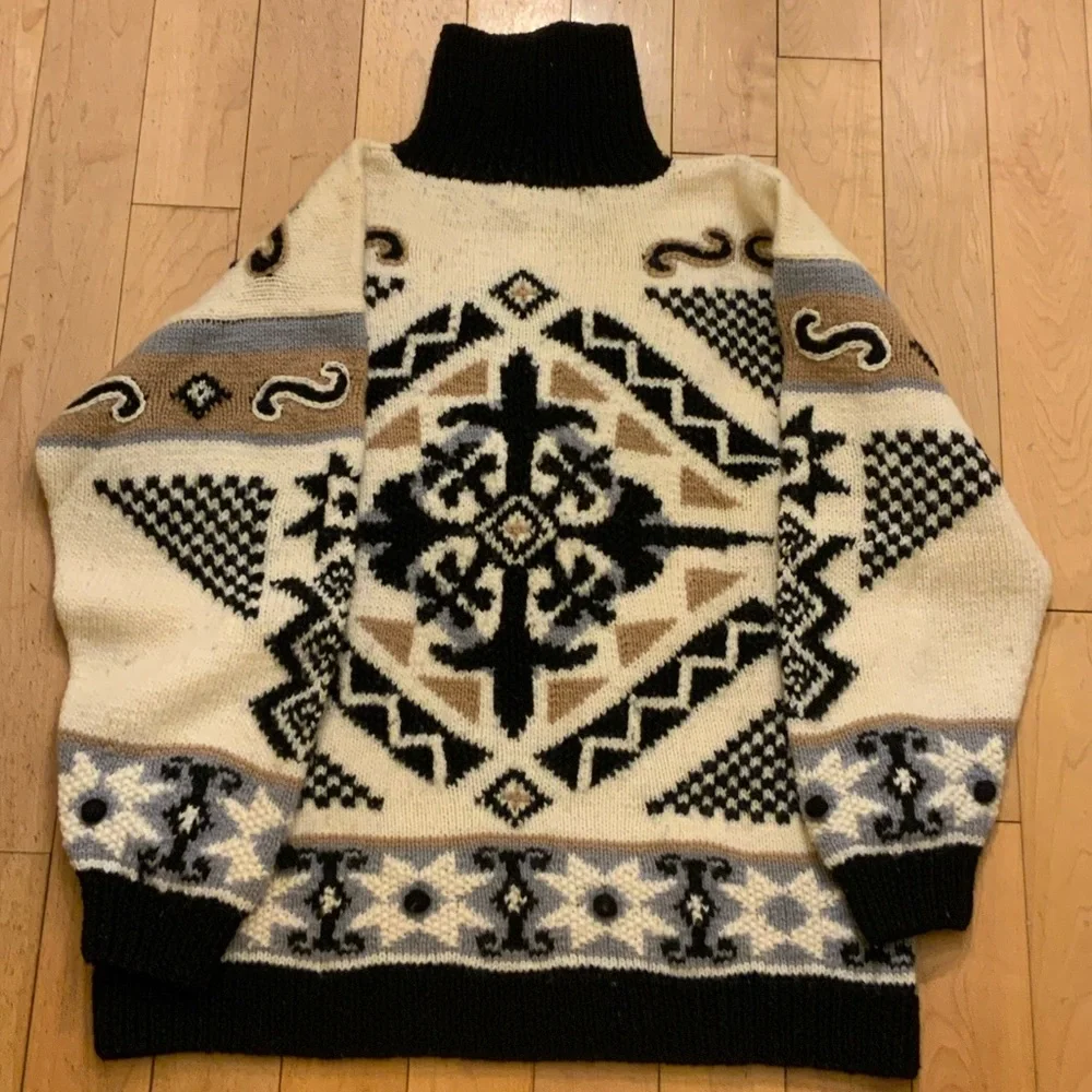 Head stylish turtleneck